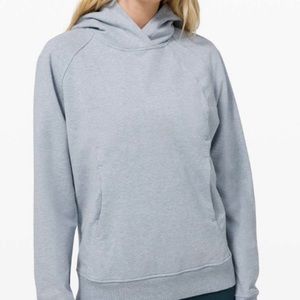 Lululemon Scuba Hoodie Pullover in Light Heather Gray